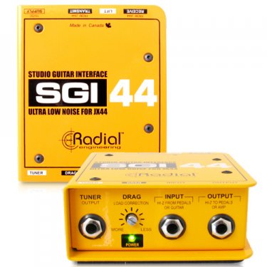 新疆Radial,SGI 44,现场吉他远程传输DI直插盒,吉他信号扩展器,录音室吉他接口,吉他DI盒,