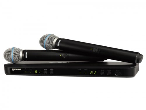 新疆Shure麦克风 舒尔麦克风 BLX288/B58 一拖二手持无线麦克风 